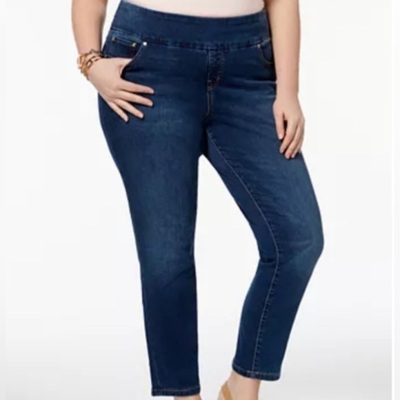 Tommy Hilfiger Pull On Jegging Leggings Skinny Jeans S Small Flat Front - Picture 1 of 8